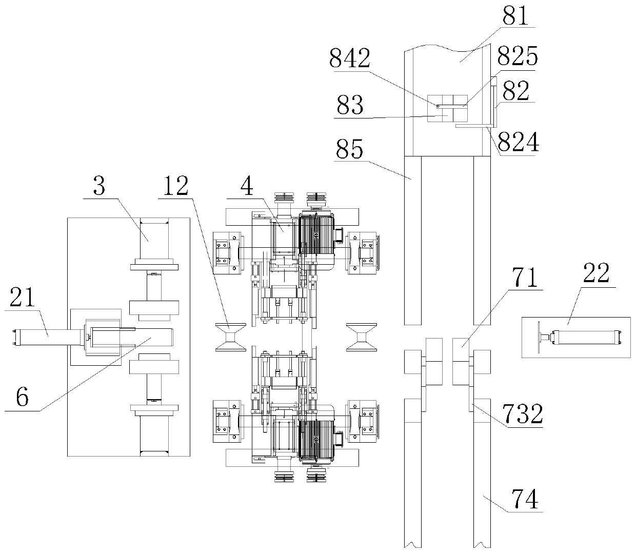 Automatic punching and drilling integrated loading and unloading equipment