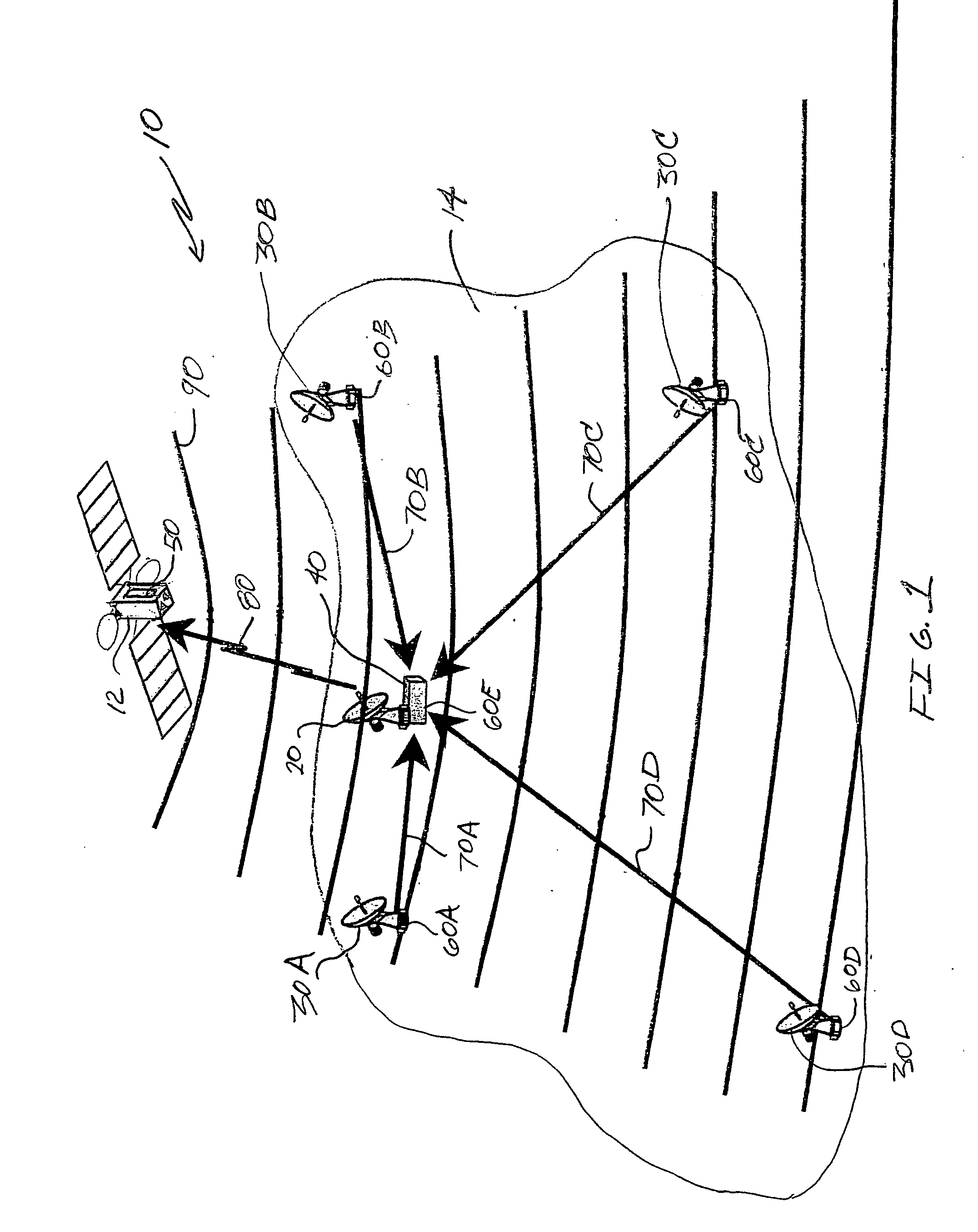 Passive geostationary satellite position determination