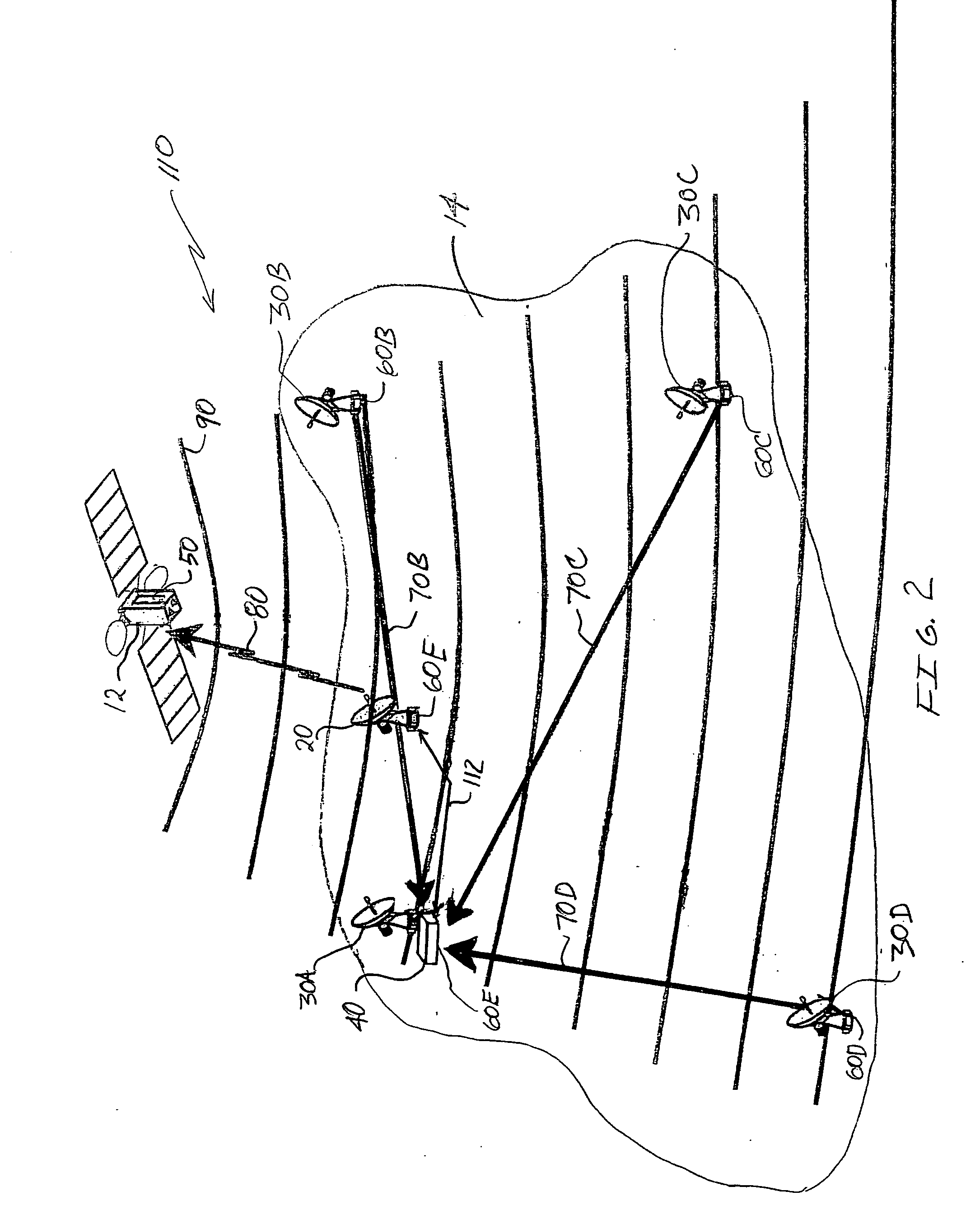 Passive geostationary satellite position determination