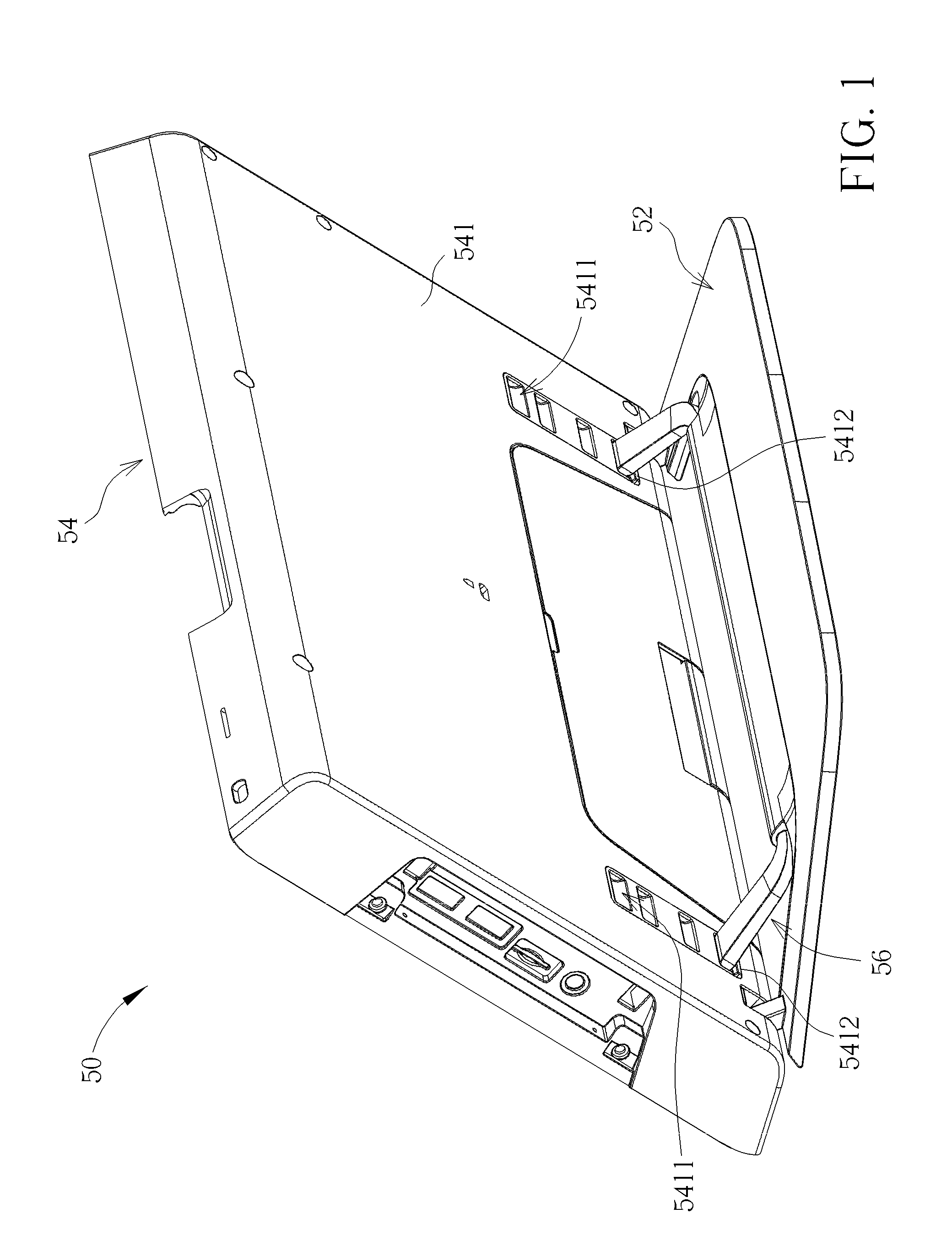 Display device capable of fixing a screen at different view angles