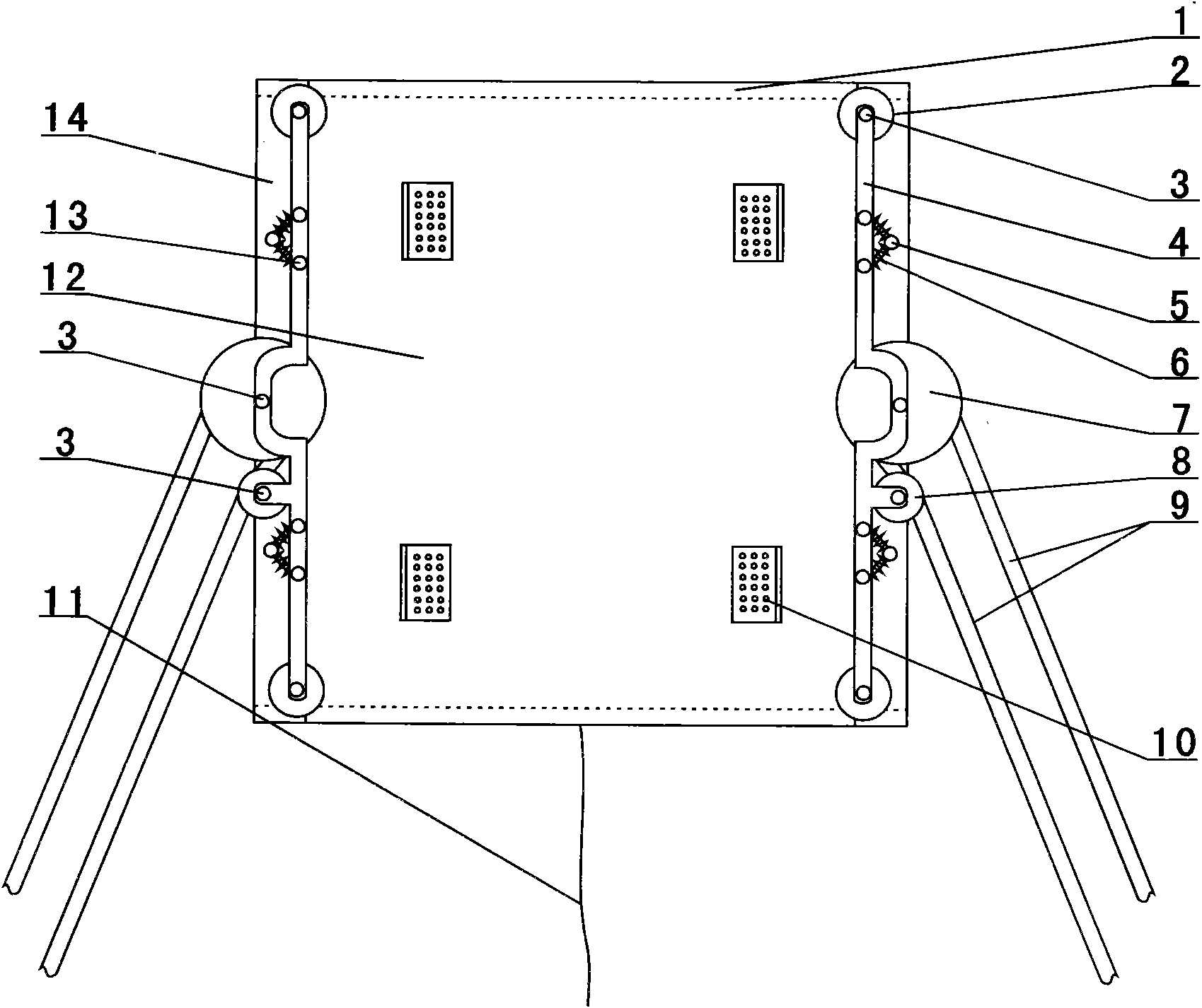 Portable wire pole climbing mechanism