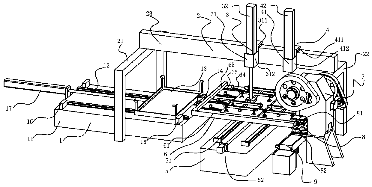 Automatic blanking assembly line