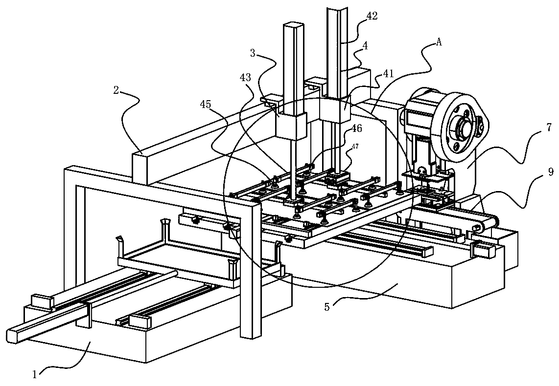 Automatic blanking assembly line