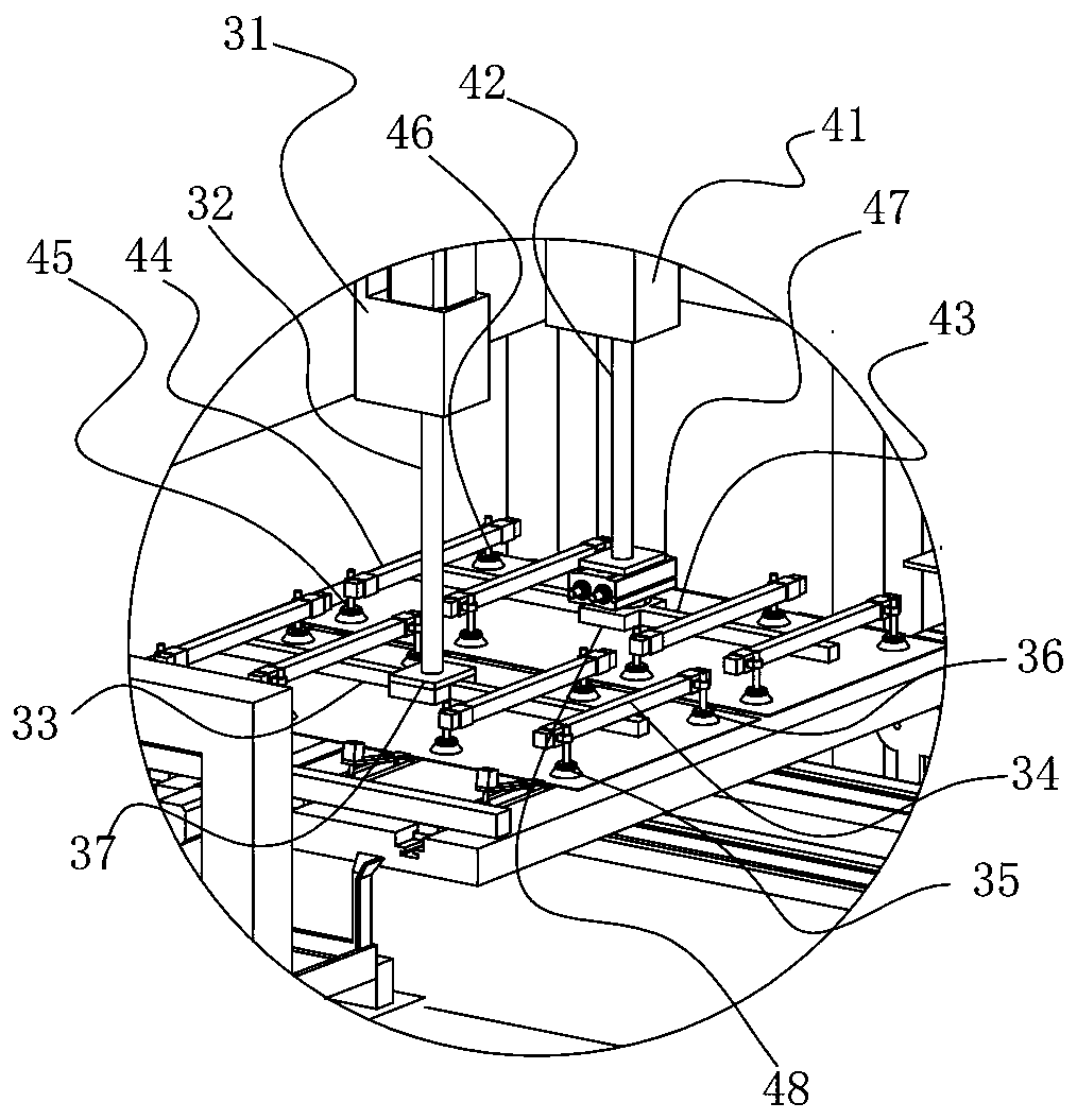 Automatic blanking assembly line