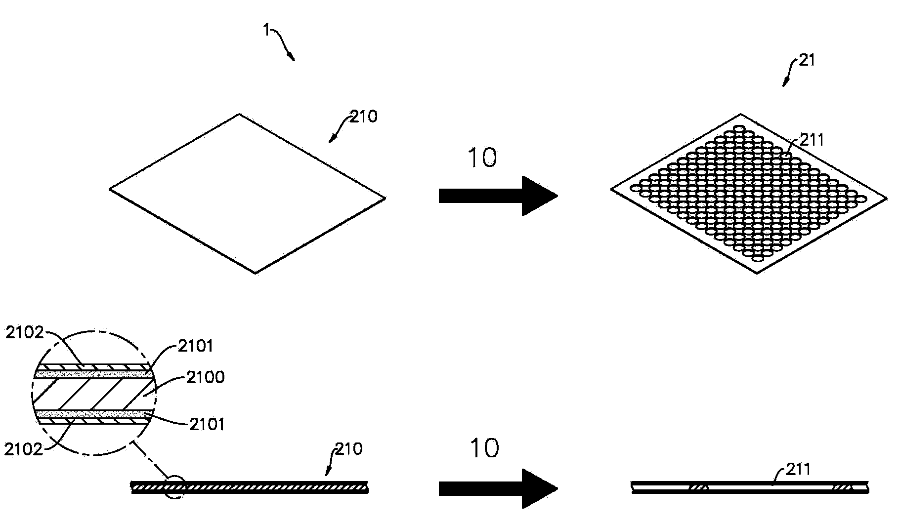 Pre-manufacturing method and pre-manufactured structure for LED package