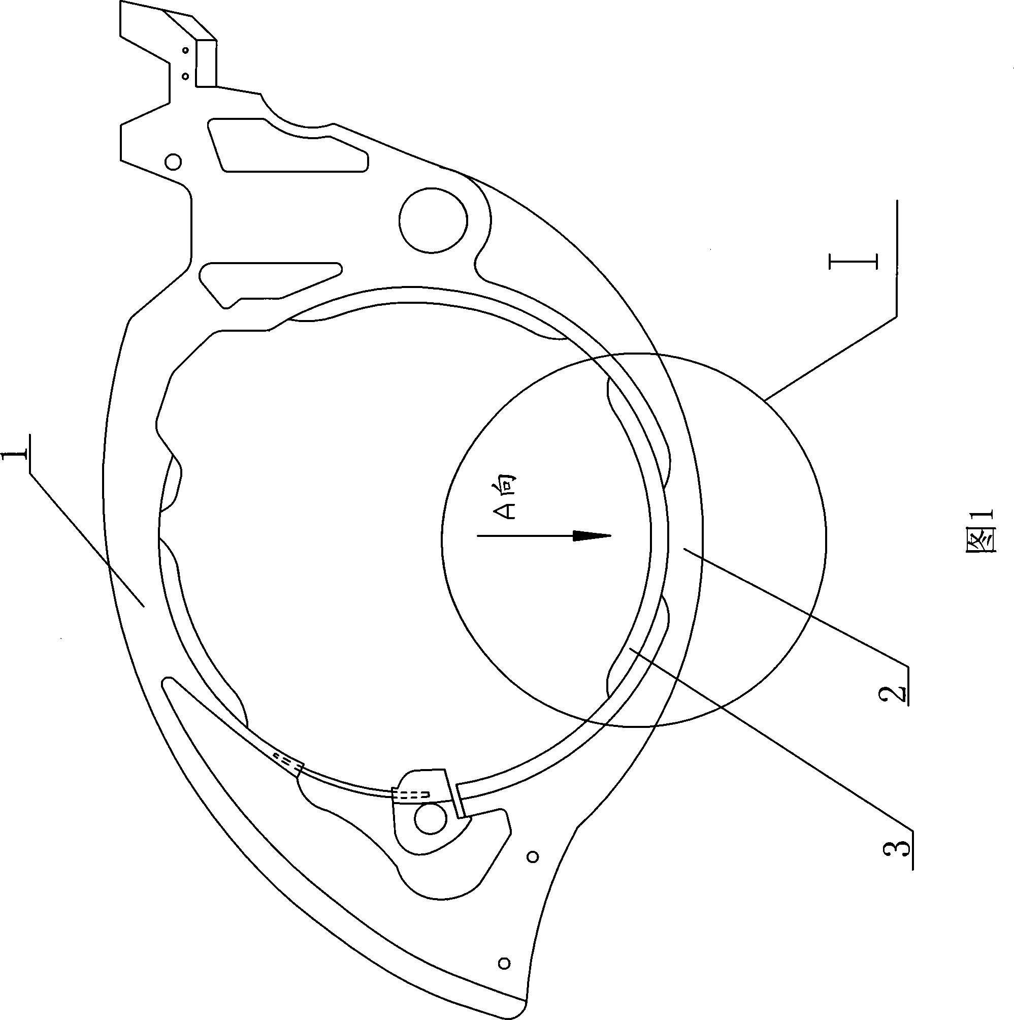 Plastic shuttle of netting machine