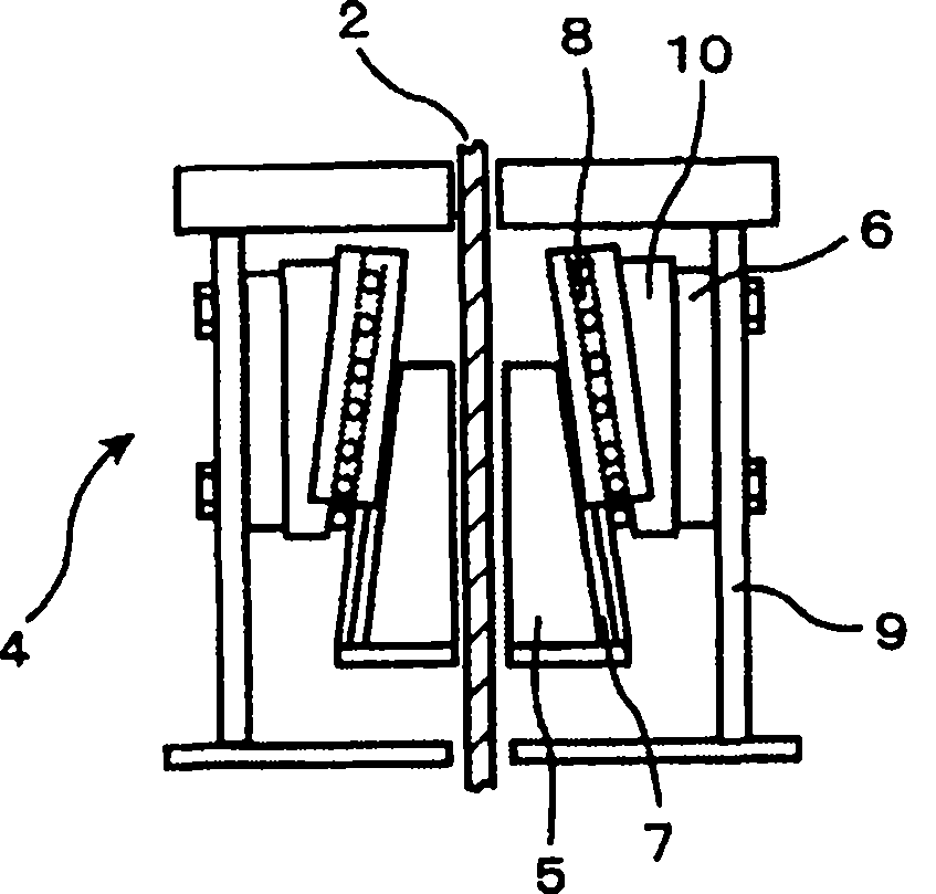 Emergency braking device for elevator and elevator