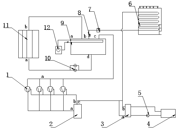 Pure CO2 skating rink refrigerating system