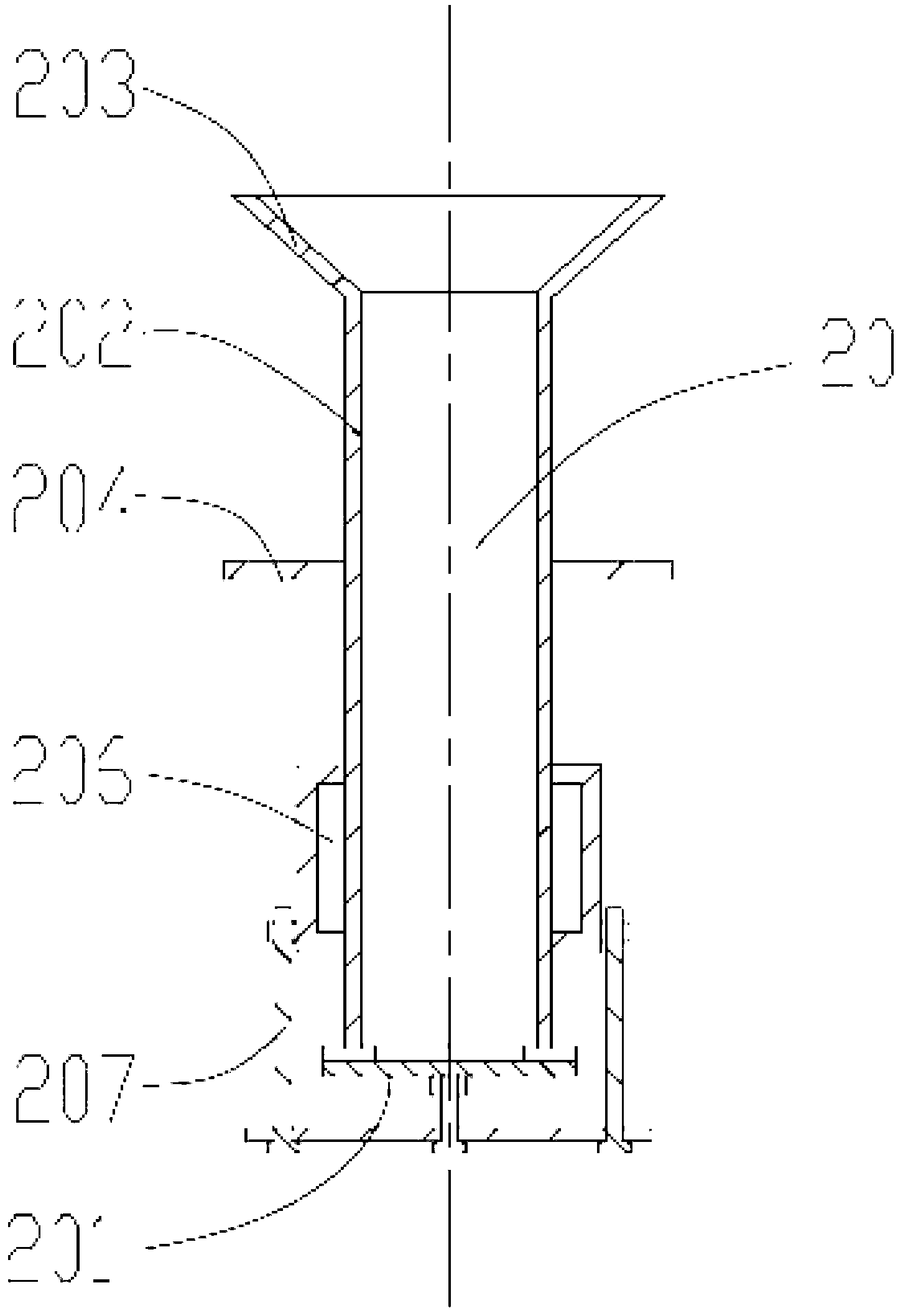 Vertical reduction jar