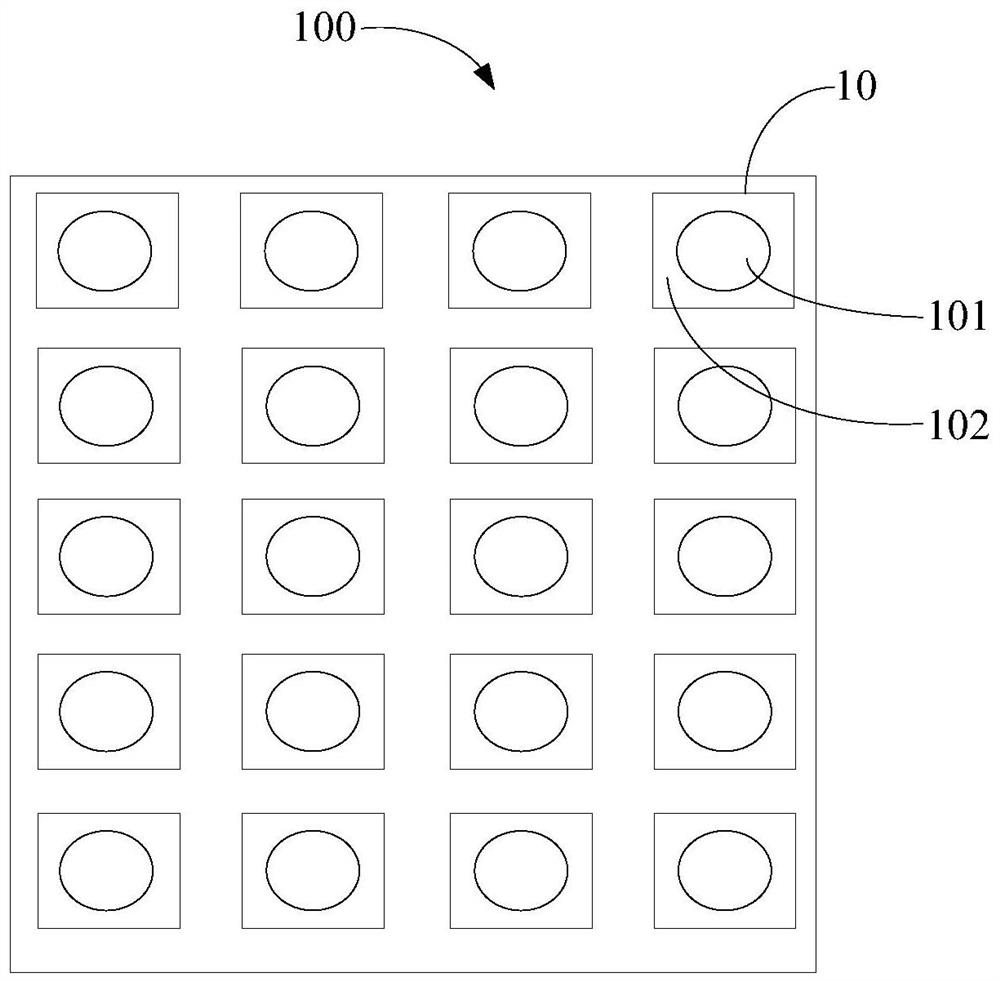 Transparent display substrate, array substrate, display panel and display device