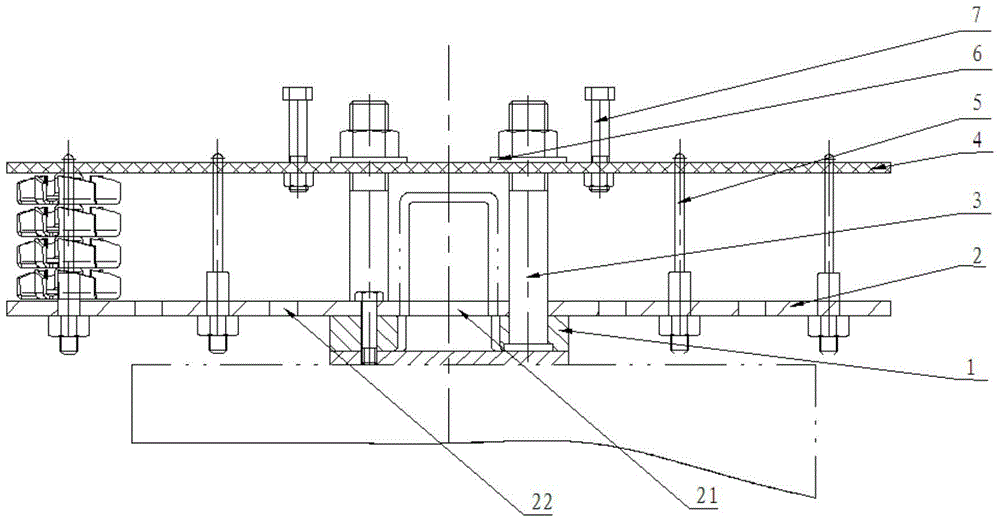 An impeller degreasing fixture