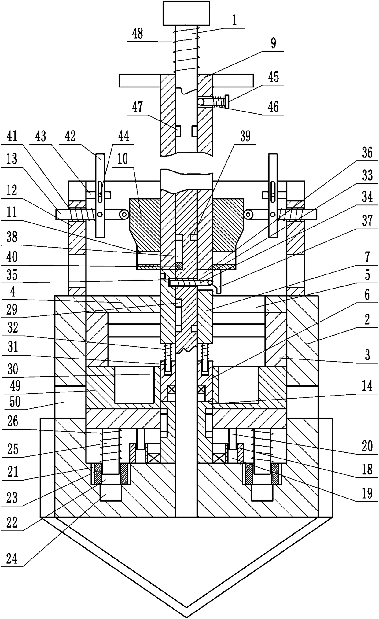 Efficient soil sampling device