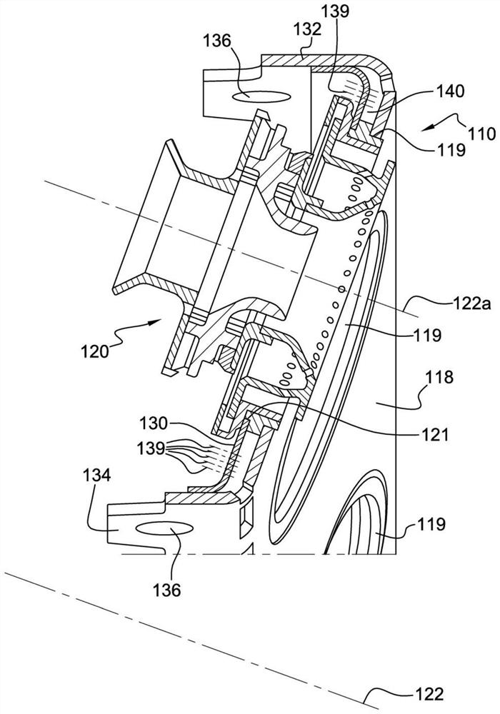 Combustion chamber double chamber bottom