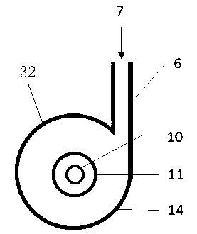 Waveguide direct-feed-type microwave plasma torch device