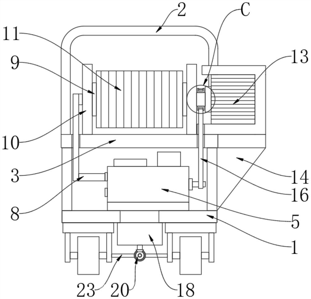 Semi-automatic pesticide spraying machine