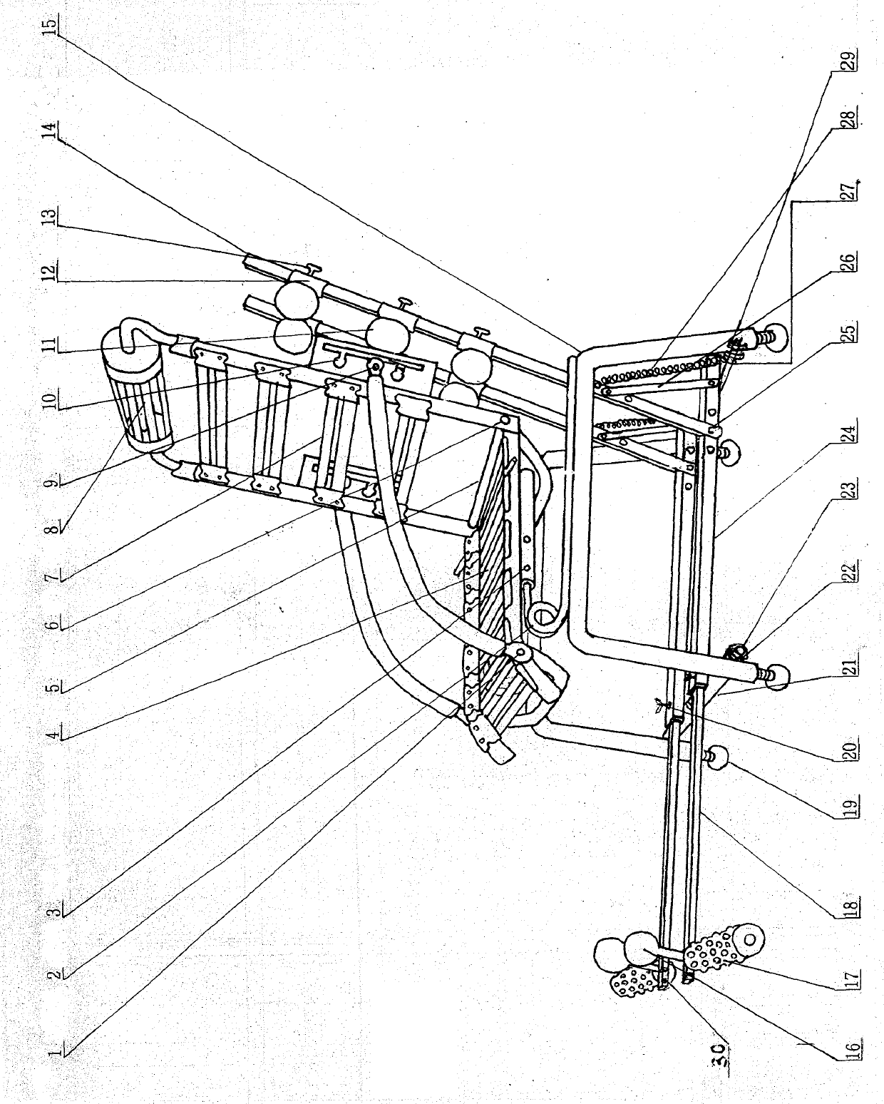 Multifunctional health-care chair