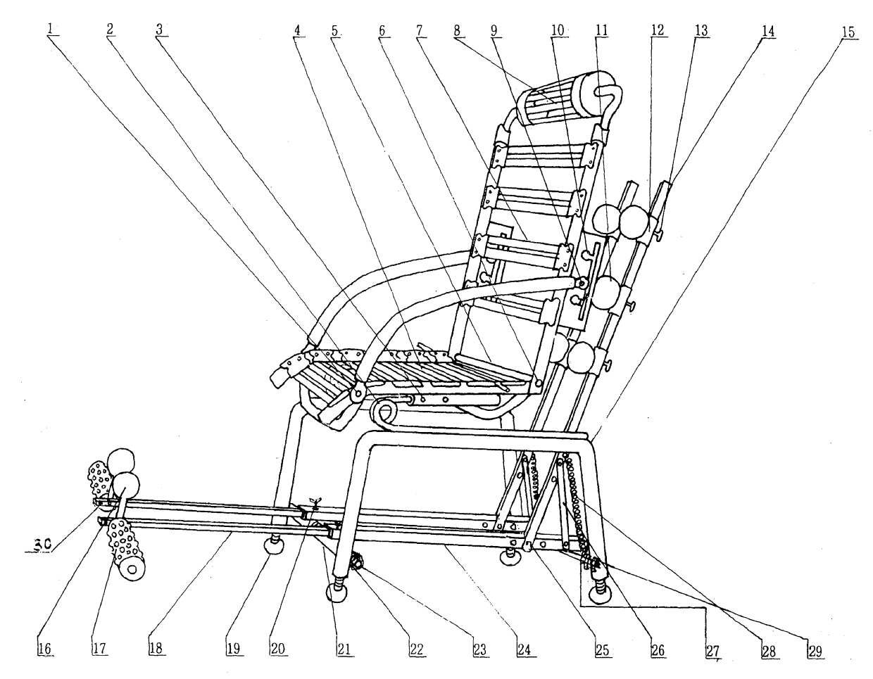 Multifunctional health-care chair