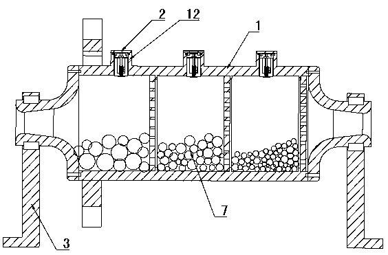 Belly expansion detecting device of crank slide block type multi-bin pipe mill and belly pre-expansion control method