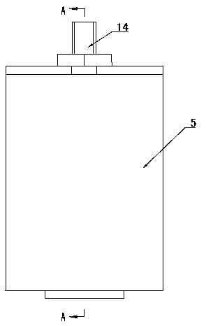 Belly expansion detecting device of crank slide block type multi-bin pipe mill and belly pre-expansion control method