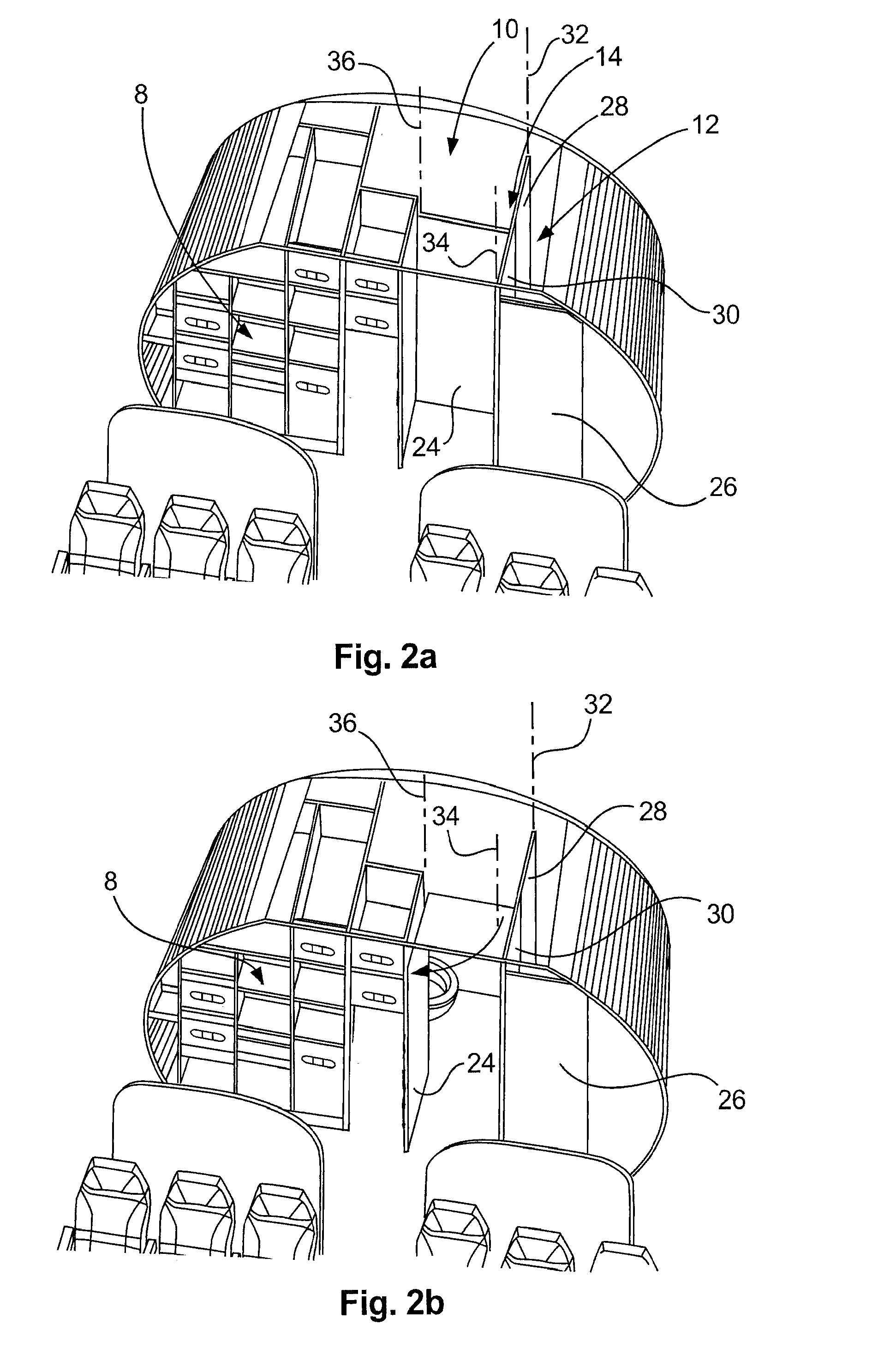 Toilet arrangement for a vehicle