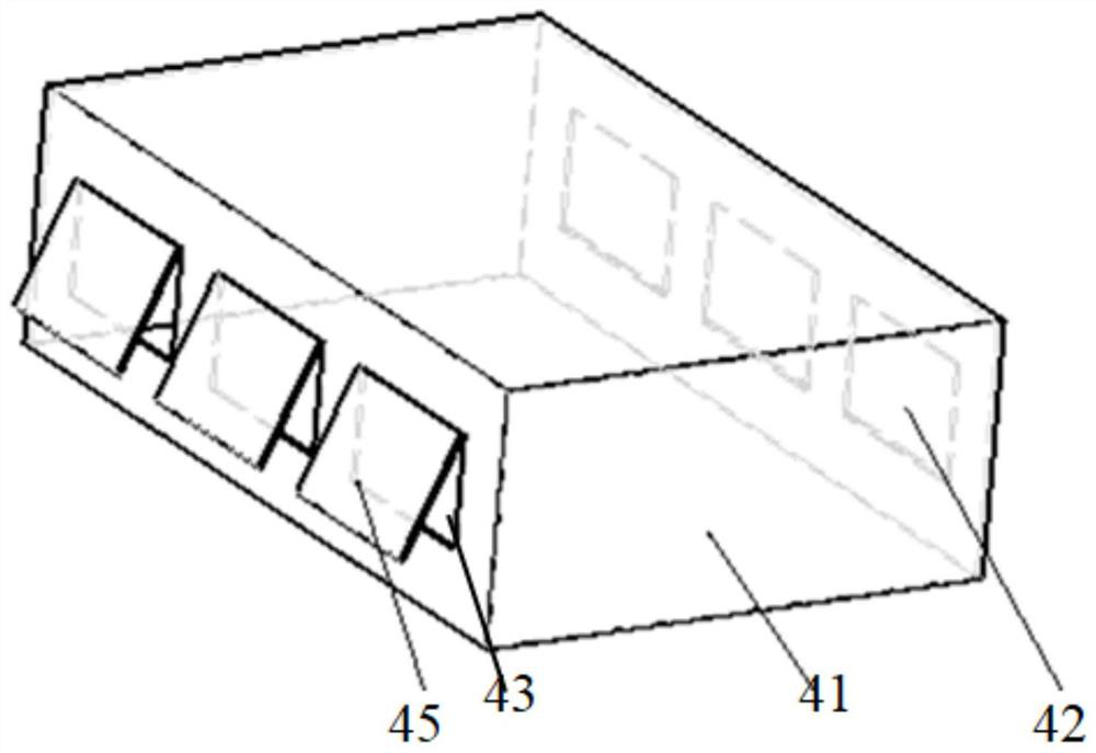 Lithium battery pack heat dissipation structure and heat dissipation method thereof