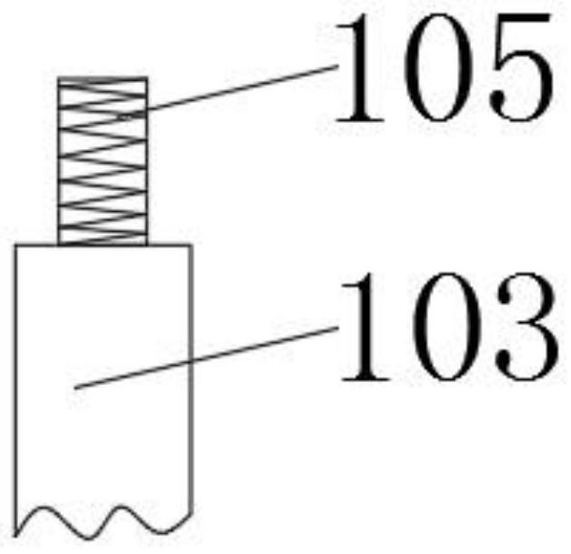 Clamping device for turning guide vane of gas turbine