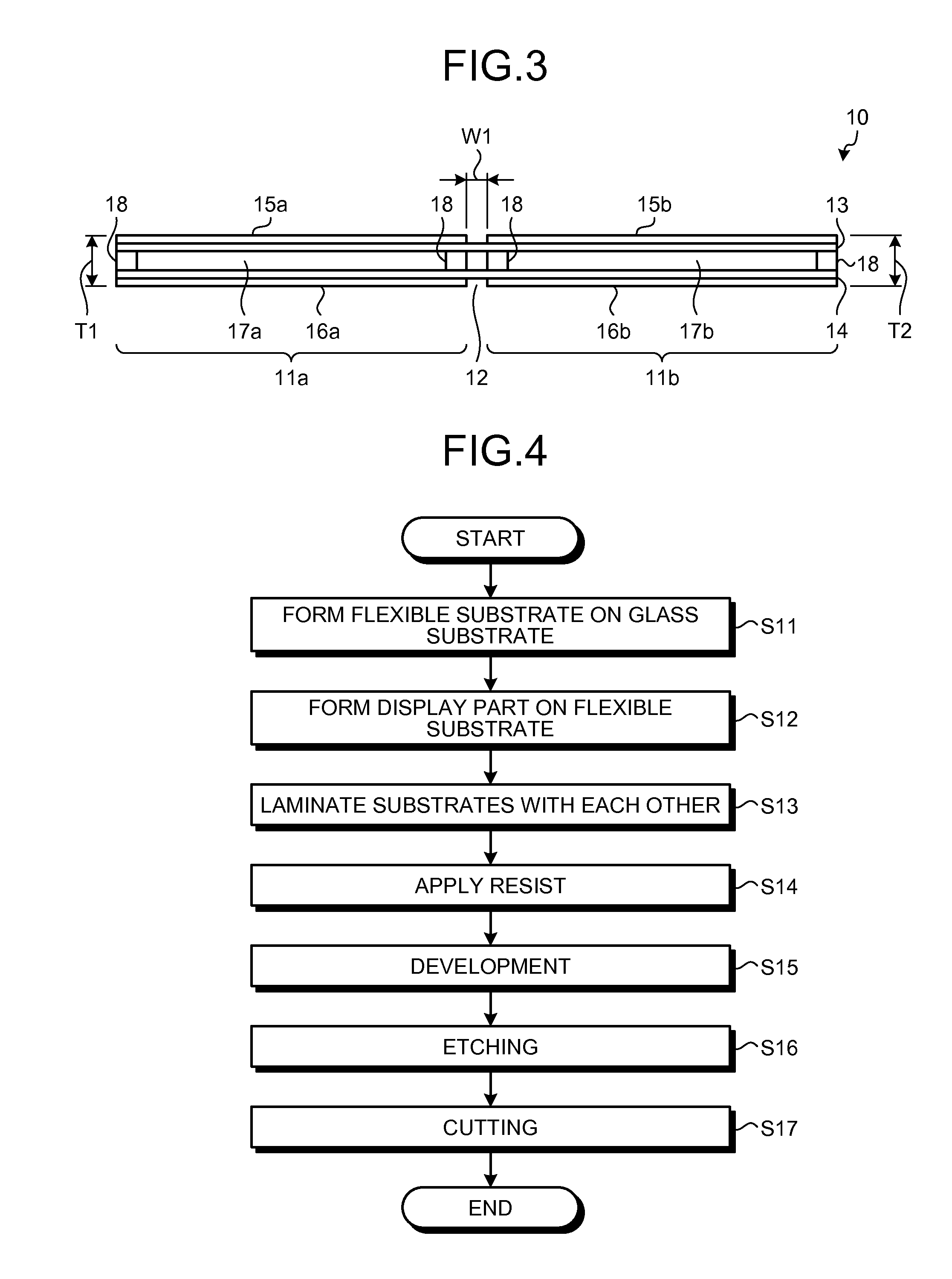 Display device, electronic apparatus, and method for manufacturing display device