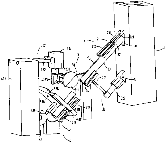 A ring two-way toggle arrangement and grinding step equipment