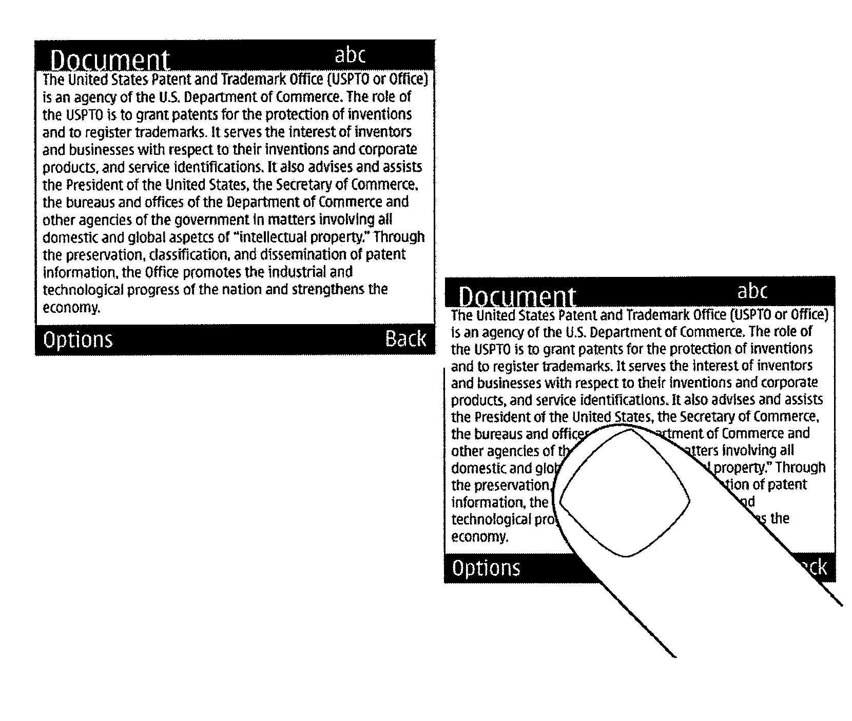 Method, apparatus and computer program product for facilitating data entry via a touchscreen