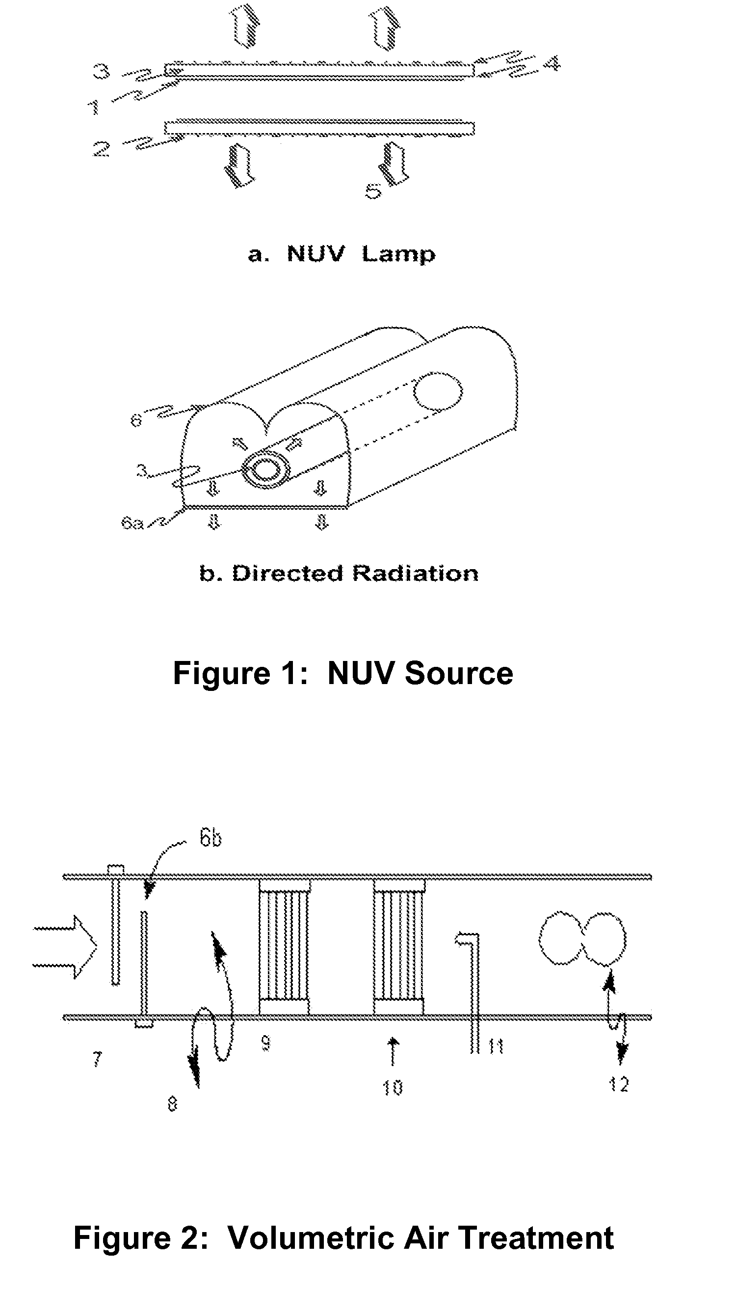 Method and apparatus for sterilizing and disinfecting air and surfaces and protecting a zone from external microbial contamination