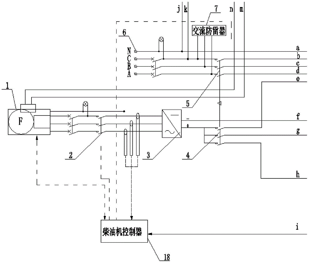 Oil-electric hybrid power system and control method for the power system