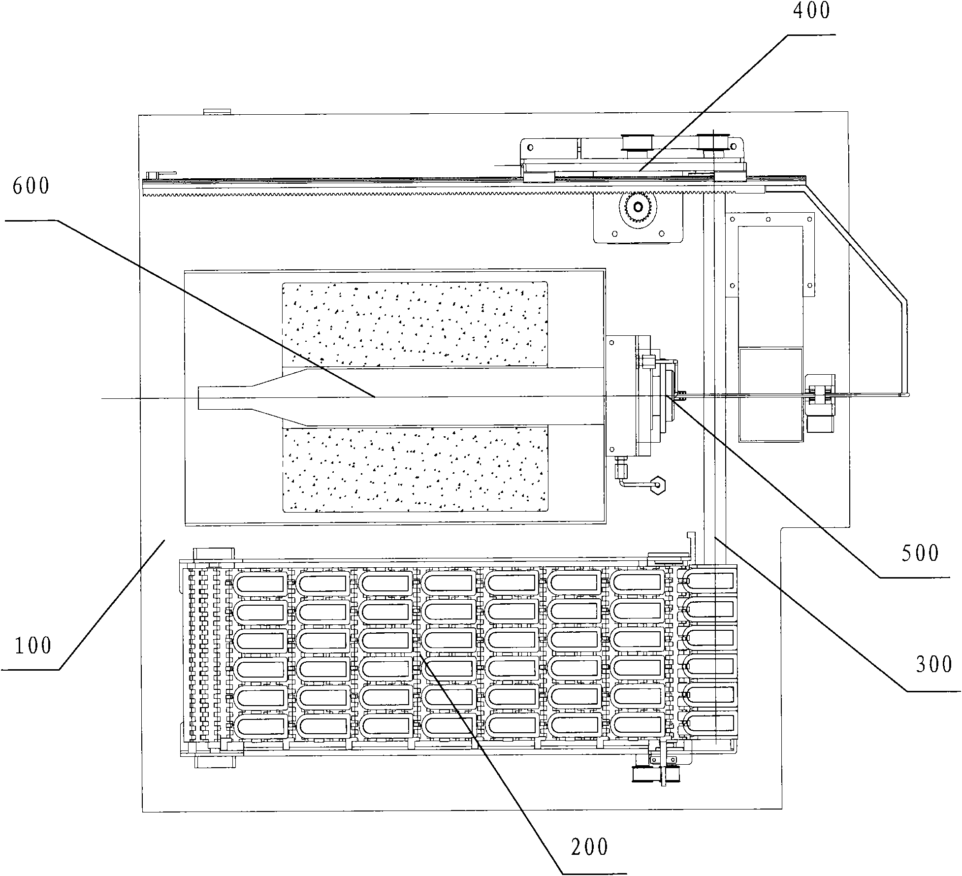 Automatic sample conveying device