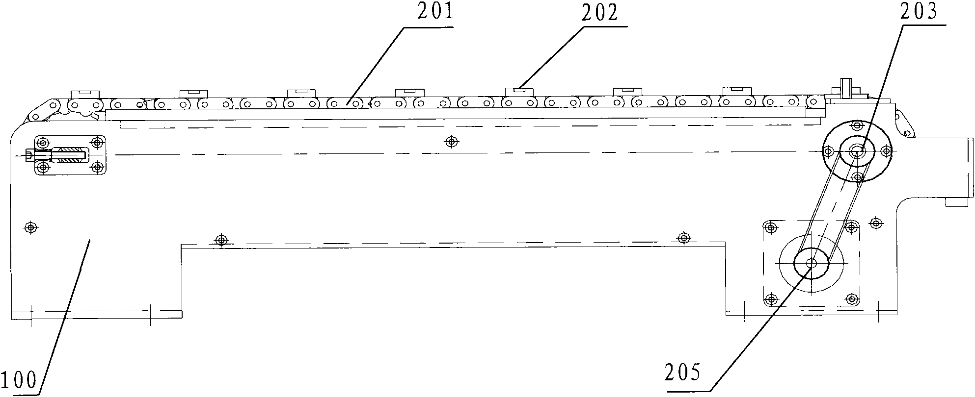 Automatic sample conveying device