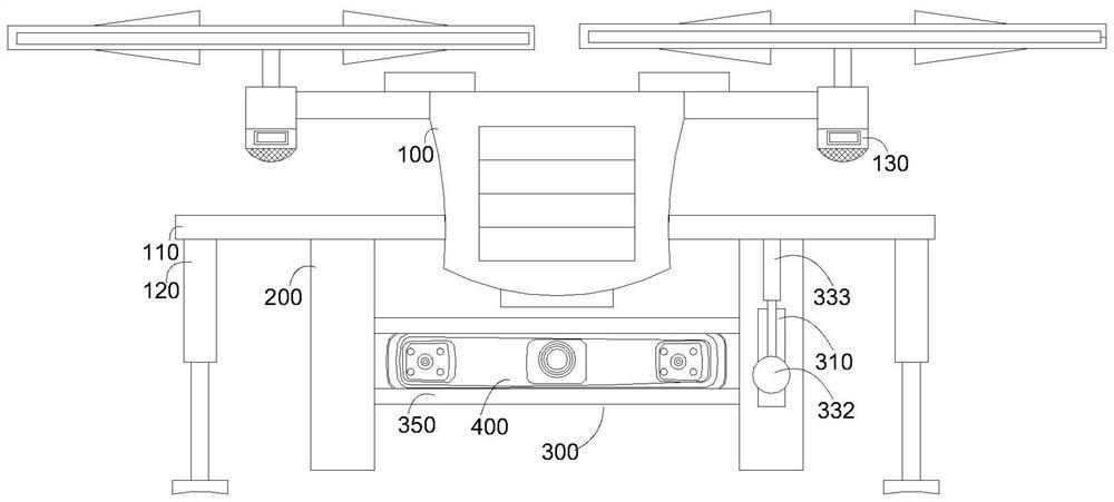 Airborne laser scanner device