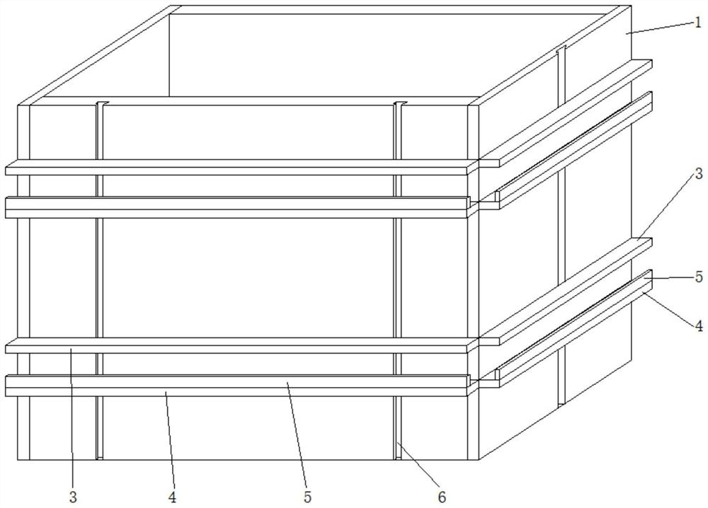 A non-porous disassembled aluminum formwork