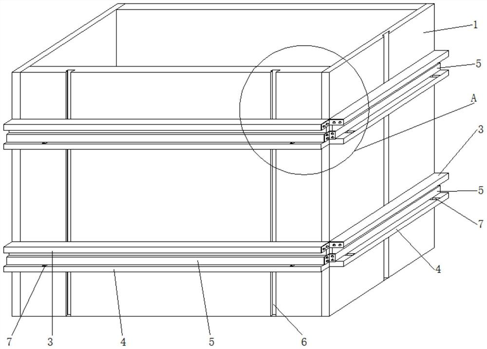 A non-porous disassembled aluminum formwork