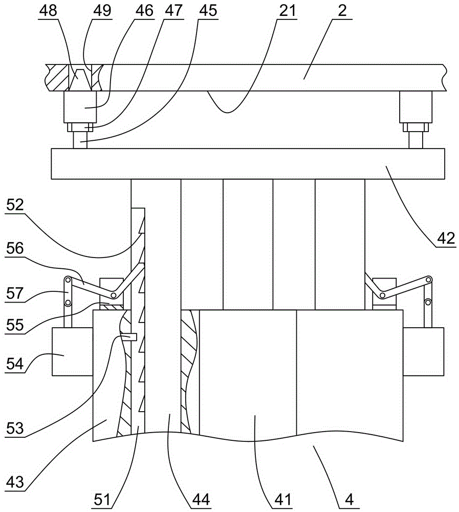 Automatic part charging device of automobile welding production line