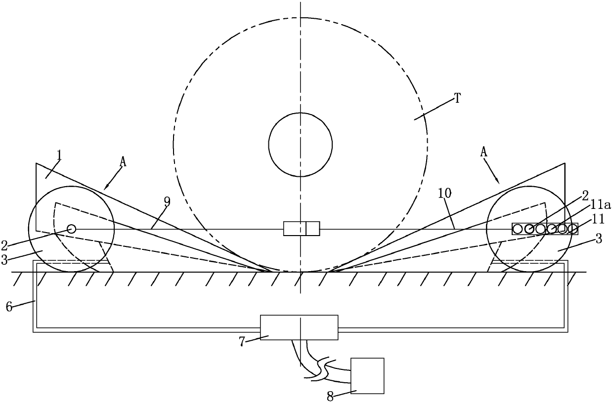 Vehicle lifting method for road traffic accidents