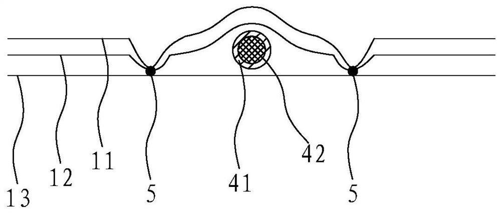 Forming process of ice-cold type mask with blasting beads