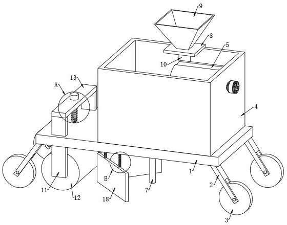 Deep-pit seeding device and seeding method for agricultural production