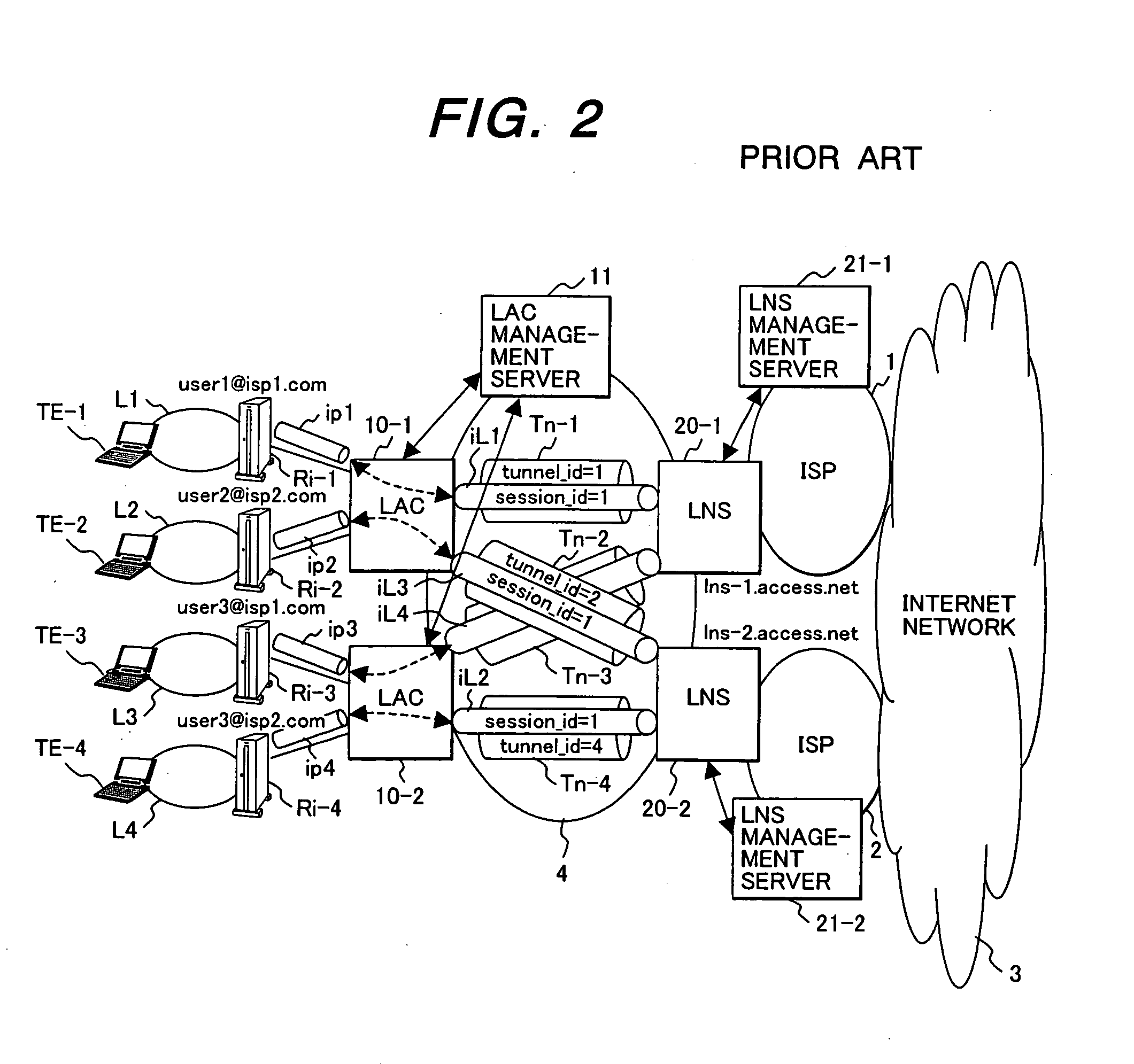 Packet forwarding apparatus and communication network suitable for wide area ethernet service