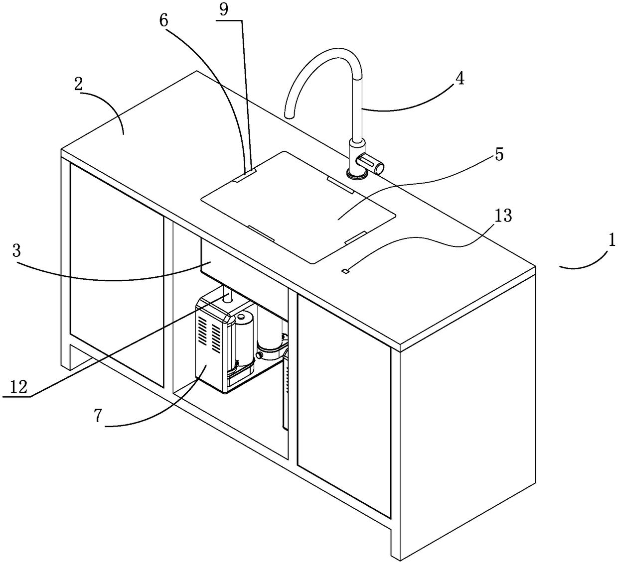 Intelligent water sink