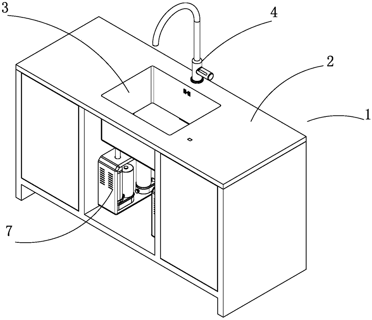 Intelligent water sink