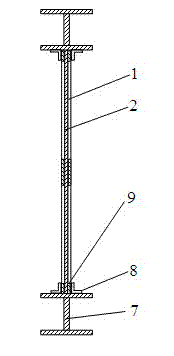 Cross reinforced steel plate buckling-preventing energy dissipation wall