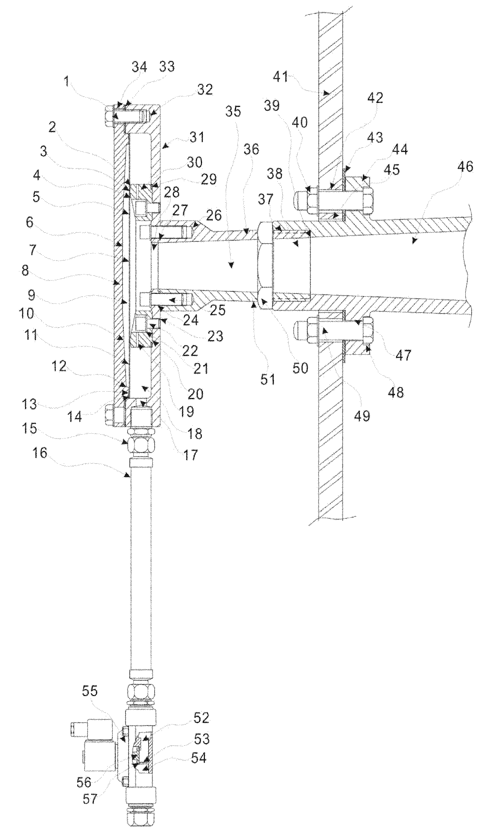 Suspended diaphragm type sound wave soot blower