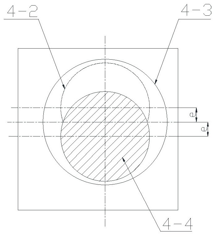 A symmetrical eccentric spindle assembly hammer mill