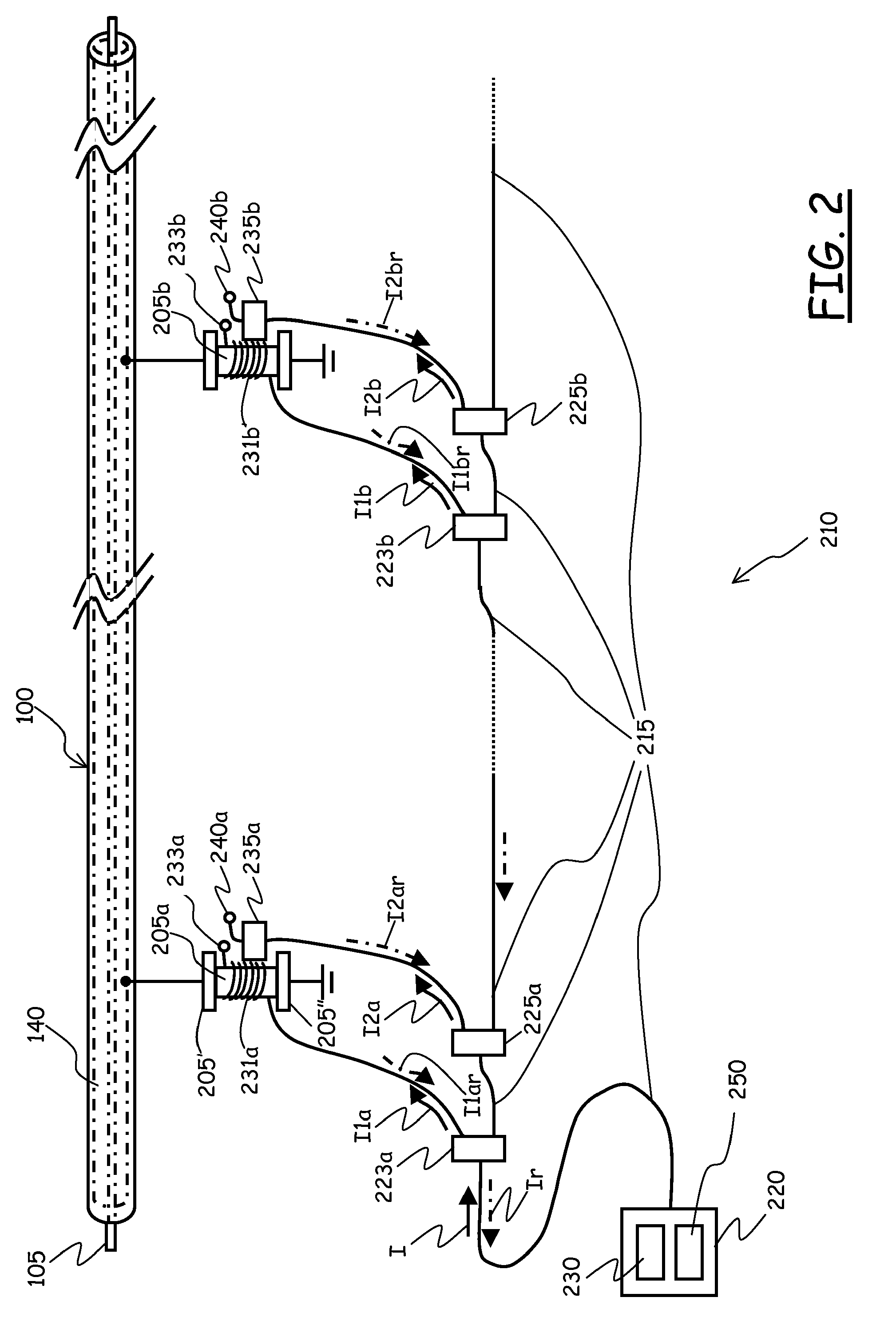 Method and system for fiber-optic monitoring of spatially distributed components