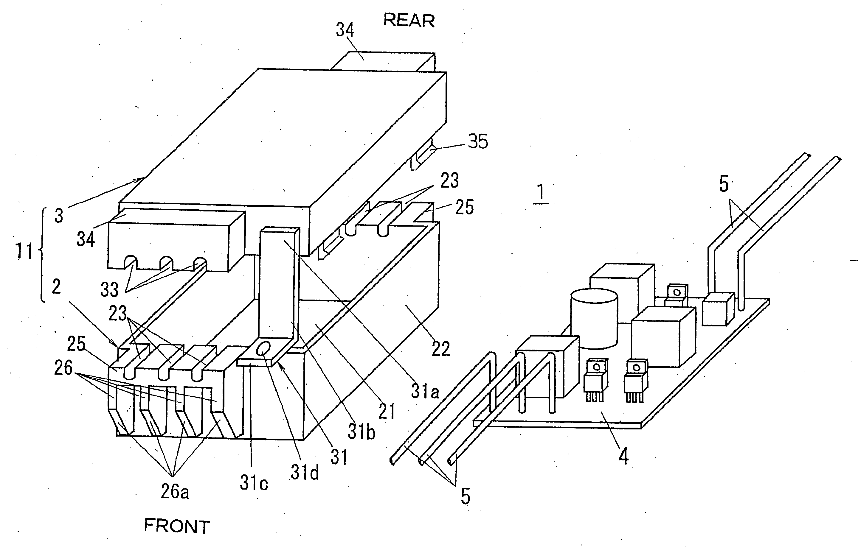 Discharge lamp lighting device and illiminator