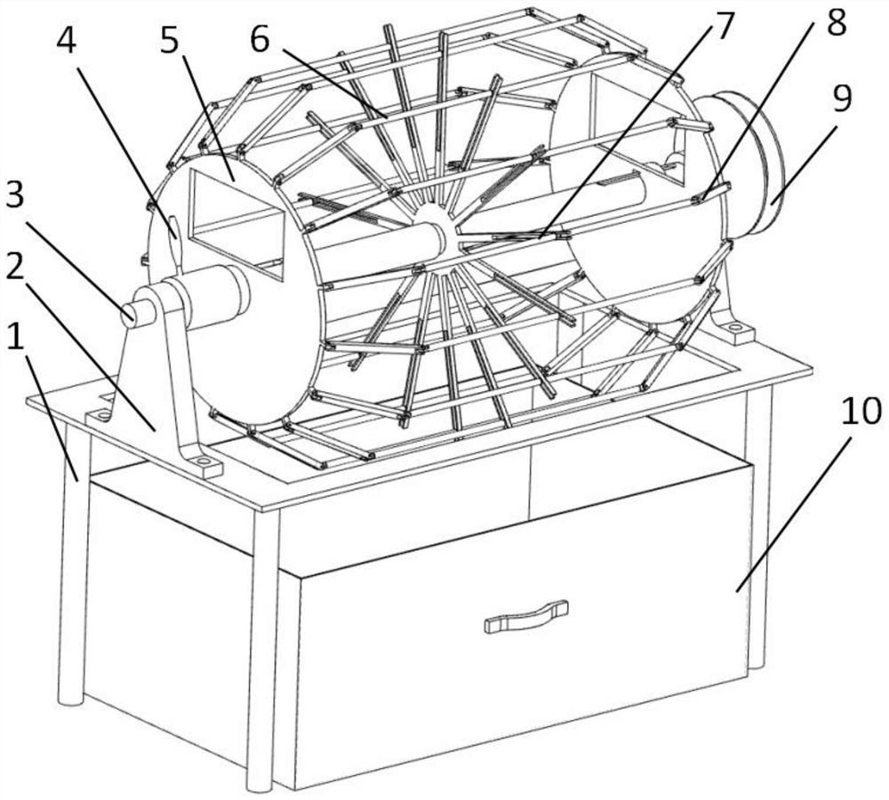 Telescopic Drum Type Gorgon Grain Grading Device