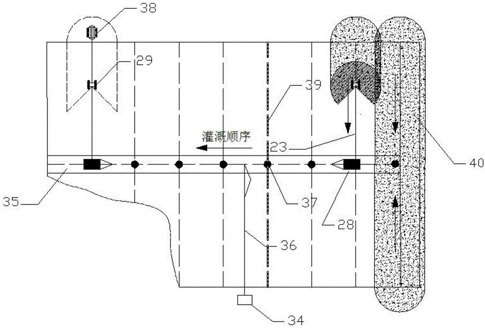 Visual reel-type irrigator of water turbine and solar motor combined drive